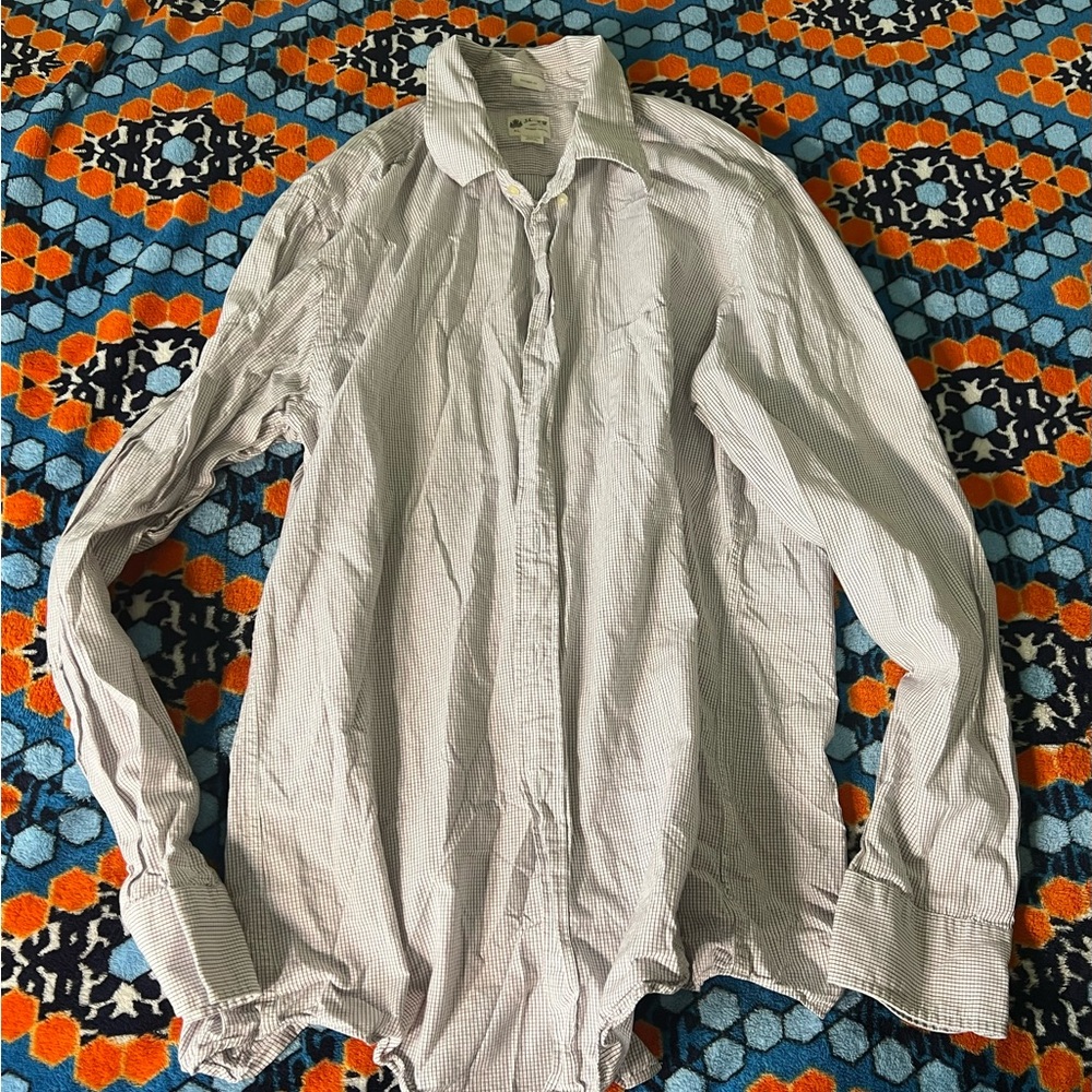 J. Crew Men’s Cotton Tailored Fit Cotton Button Down Shirt